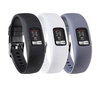 honecumi Reemplazo Correas Compatible con Garmin vívofit 4 Pulsera Hombres Mujeres，Suaves Silicona Pulsera Ajustable Deportiva Pulsera Accesorios Vistoso Pulsera- Grande