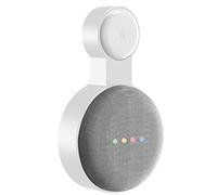 honecumi Soporte de pared para Google Nest Mini (2ª generación) - Soporte de pared para asistente de voz Google Nest Mini - Gestión de cables - Ahorro de espacio - Blanco elegante