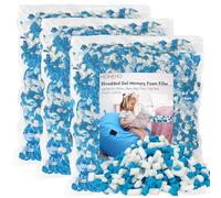 HONEHO Relleno de espuma viscoelástica de gel triturado de 6,6 kg, relleno cómodo y suave, relleno de espuma viscoelástica para almohada refrescante, puf, animal de peluche, cama de perro, cojín de