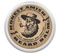 Honest Amish Beard Balm Acondicionador sin enjuague - Hecho solo con ingredientes naturales y orgánicos - Estaño de 2 onzas