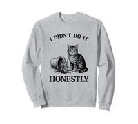 Honestamente, no lo hice, amante de los gatos, Plant Funny Cat Sudadera