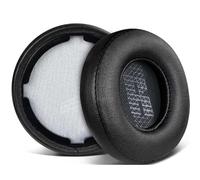 HoneT lmohadillas de repuesto para auriculares inalámbricos JBL Live 400BT/Live 460NC, almohadillas con espuma de alta densidad con cancelación de ruido, piel más suave, color negro