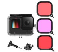 HoneT unda impermeable para cámara Go Pro Hero 13/Hero12 Black Hero11 Hero10 Black Hero9, funda protectora de buceo de 60 m, compatible con cámara Go Pro Hero, accesorios GoPro