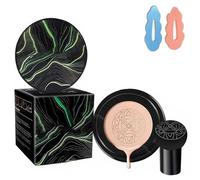 Honey and Pine Foundation,Honey and Pine Air Cushion CC Cream, Moisture Concealer Foundation, Long Lasting Full Coverage Waterproof for All Skin Types (Dark Brown, B-2)