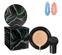 Honey and Pine Foundation,Honey and Pine Air Cushion CC Cream, Moisture Concealer Foundation, Long Lasting Full Coverage Waterproof for All Skin Types (Natural, A-1)