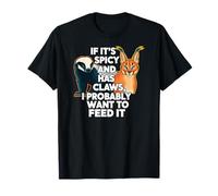 Honey Badger Caracal Spicy Animal Keeper Meme Camiseta