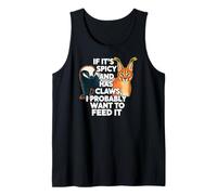 Honey Badger Caracal Spicy Animal Keeper Meme Camiseta sin Mangas