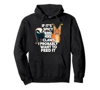 Honey Badger Caracal Spicy Animal Keeper Meme Sudadera con Capucha