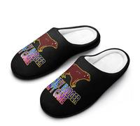 Honey-Badger Don T Care - Pantuflas de casa para hombre, para interiores y exteriores, con suela de goma, Estilo:, 39 2/3 EU
