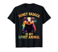 Honey Badger es mi espíritu Animal Amante de los Animales Camiseta