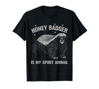 Honey Badger es mi espíritu Animal Amante de los Animales Camiseta