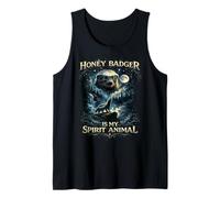 Honey Badger es mi espíritu Animal Amante de los Animales Camiseta sin Mangas