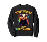 Honey Badger es mi espíritu Animal Amante de los Animales Sudadera