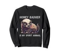 Honey Badger es mi espíritu Animal Amante de los Animales Sudadera