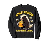 Honey Badger es mi espíritu Animal Amante de los Animales Sudadera