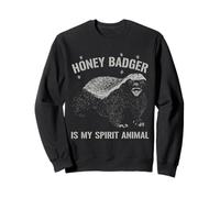 Honey Badger es mi espíritu Animal Amante de los Animales Sudadera