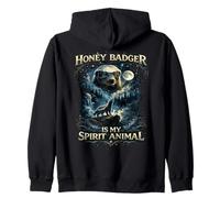 Honey Badger es mi espíritu Animal Amante de los Animales Sudadera con Capucha