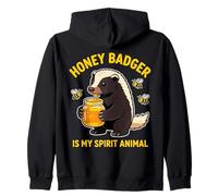 Honey Badger es mi espíritu Animal Amante de los Animales Sudadera con Capucha