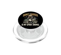 Honey Badger Is My Spirit Animal PopSockets PopGrip para MagSafe