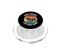Honey Badger Is My Spirit Animal PopSockets PopGrip para MagSafe
