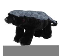 Honey Badger Plush Toy - Realistic Wildlife Stuffed Animal, Kawaii Simulation Figure | Unique Educational Africa plushi For Bedroom, Living Room, Home Decoration