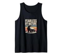Honey Badger Vintage de Fearless by Nature Camiseta sin Mangas