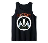Honey Badgers Head, Soy un Amante de la Fiesta de Badger Let's Camiseta sin Mangas