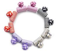 HONEY BEAR 5 pares Columna gemelos nudo de seda tela camisa hombre/mujer, Para Regalos de bodas de Negocios (5 pares Sin caja)