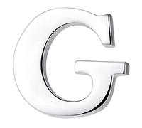 Honey Bear - Broche de clip para pinos, letras inicial, alfabeto de la A a la Z para traje de hombre y mujer, acero inoxidable, regalo de boda, negocios, acero inoxidable, sans_pierre, Acero
