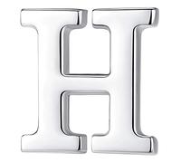 Honey Bear - Broche para hombre, diseño de letras de estilo alfabeto de la A a la Z para traje de hombre y mujer, acero inoxidable, regalo de boda de negocios, Acero inoxidable