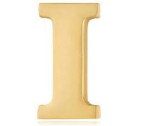 HONEY BEAR Broches Cartas Pin para Trajes de Hombre/Mujer Camisa Accesorios, Insignia de Etiqueta de Broche de Cuello, 26 letras A a Z, Oro, 0.59inch (I-0.59in)