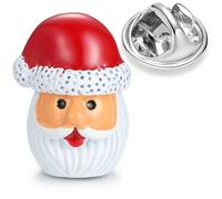 HONEY BEAR Broches Pin Papá Noel para Trajes de Hombre/Mujer, Regalo de Negocios, Rojo y blanco