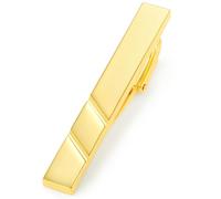 HONEY BEAR Clip Pasador de Corbata - Talla Normal para Hombre Necktie 1.96"/2.12"/2.36", Boda Negocio Regalo,5/5.4/6cm (Oro brillante 5.4cm)