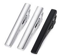 HONEY BEAR Juego de 3 barras estrechas para hombre, para regalo de boda, 4 cm