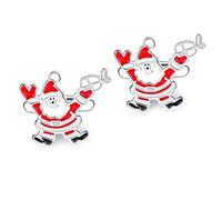 HONEY BEAR Papá Noel Gemelos para Hombre Camisa Acero Inoxidable