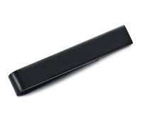 HONEY BEAR Skinny Clip Pasador de corbata - Para Hombre/Chicos Necktie, Boda Negocio Regalo,4cm,1.57inch (Más ancho Negro mate 4cm)