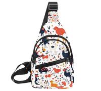 Honey Bee (20) - Bolsa bandolera para mujeres y hombres, bolsa de hombro cruzada, mochila riñonera, bolsa de viaje, Multicolor 09, 11.8x7x1.5in/30x18x4cm