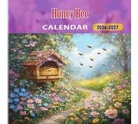 Honey Bee Calendar 2026-2027: 18 Month Planner To Keep You On Track from Sep 2026 to Dec 2027,Square 8.5 x 8.5 Inches Gift For Organizing & Planning