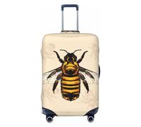Honey Bee - Fundas protectoras elásticas para equipaje de viaje, de 45,7 a 81,3 cm, Black, M