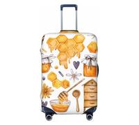 Honey Bee - Juego de fundas elásticas para equipaje de viaje, 45,7 a 81,3 cm, Black, X-Large