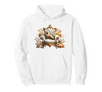 Honey Bee Queen On A Victorian Chair For Women Floral Flower Sudadera con Capucha