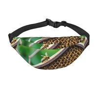 Honey Bees - Riñonera ajustable a la cadera, resistente al agua, para senderismo, viajes, casual, correr, senderismo, ciclismo, color negro, talla única, Black, Talla única
