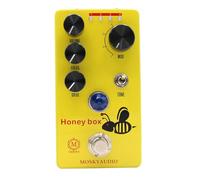 Honey Box Drive Overdrive - Pedal de efecto para guitarra y bajo, conmutación True Bypass