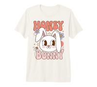 Honey Bunny Cute Rabbit Lover Sweetheart Saying Camiseta Premium