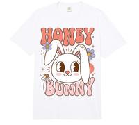 Honey Bunny Cute Rabbit Lover Sweetheart Saying Comfort Colors Adult Heavyweight T-Shirt