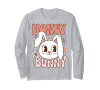 Honey Bunny Cute Rabbit Lover Sweetheart Saying Manga Larga