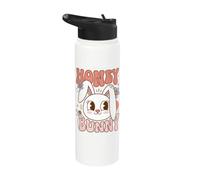 Honey Bunny Cute Rabbit Lover Sweetheart Saying Stainless Steel Insulated Water Bottle