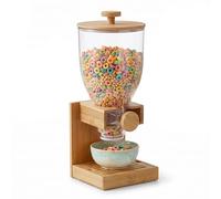 Honey Can Do - Dispensador de cereales de bambú, natural, KCH-09385, 500 ml