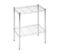 Honey-Can-Do Estantería CRM de 14 x 24 x 24 cm, Cromo, 500 Libras