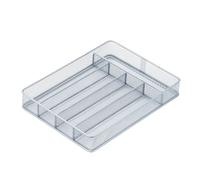 Honey-Can-Do Mesh Cutlery Tray Small Bandeja pequeña de Malla para Cubiertos, Acero aleado, Plateado, S